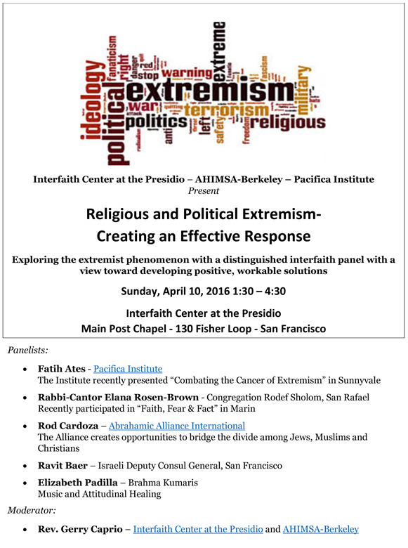 Religious and Political Extremism - Creating an Effective Respons